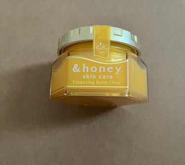 LIPSさんのモニター企画で&honeyの『skin care  cleansing  balm clear』を頂きました！

&honeyと言えばシャンプーのイメージが強かったのでクレンジングバームと