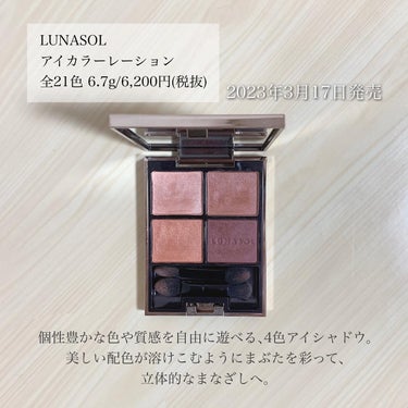 アイカラーレーション 19 Mahogany/LUNASOL/アイシャドウパレットを使ったクチコミ（2枚目）