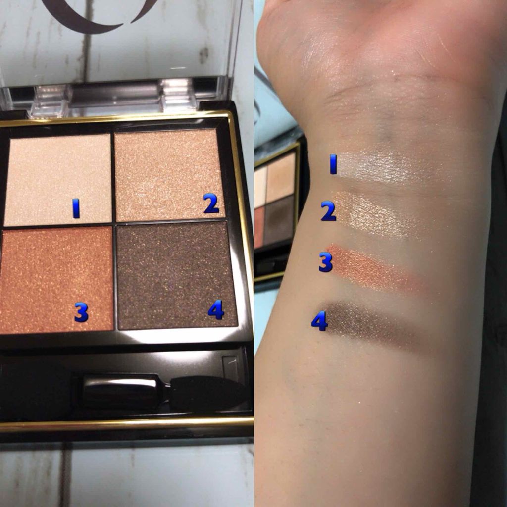 リアルクローズシャドウ/excel/アイシャドウパレットを使ったクチコミ(2枚目)