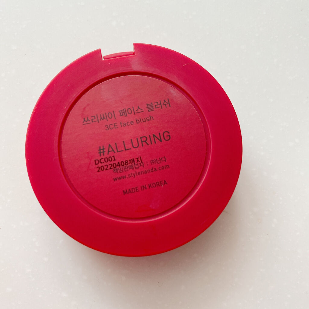 3CE フェイスブラッシュ/3CE/パウダーチークを使ったクチコミ（2枚目）