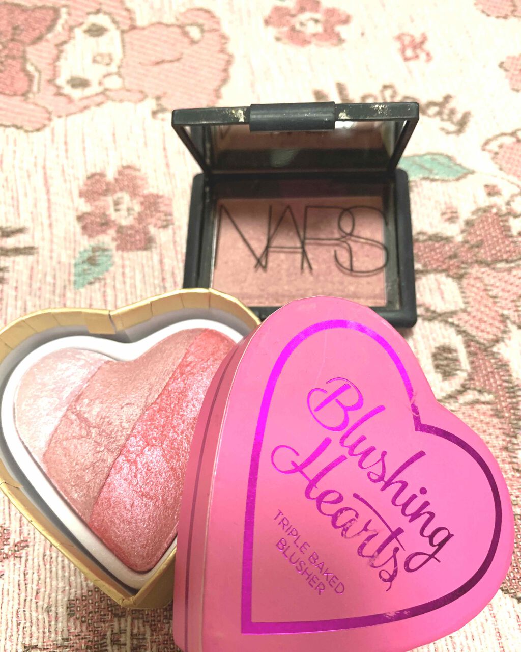 ブラッシング ハート/MAKEUP REVOLUTION/パウダーチークを使ったクチコミ（1枚目）