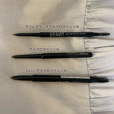 UR GLAM　3WAY EYEBROW PENCIL（3WAYアイブロウペンシル）/U R GLAM/アイブロウペンシルを使ったクチコミ（2枚目）