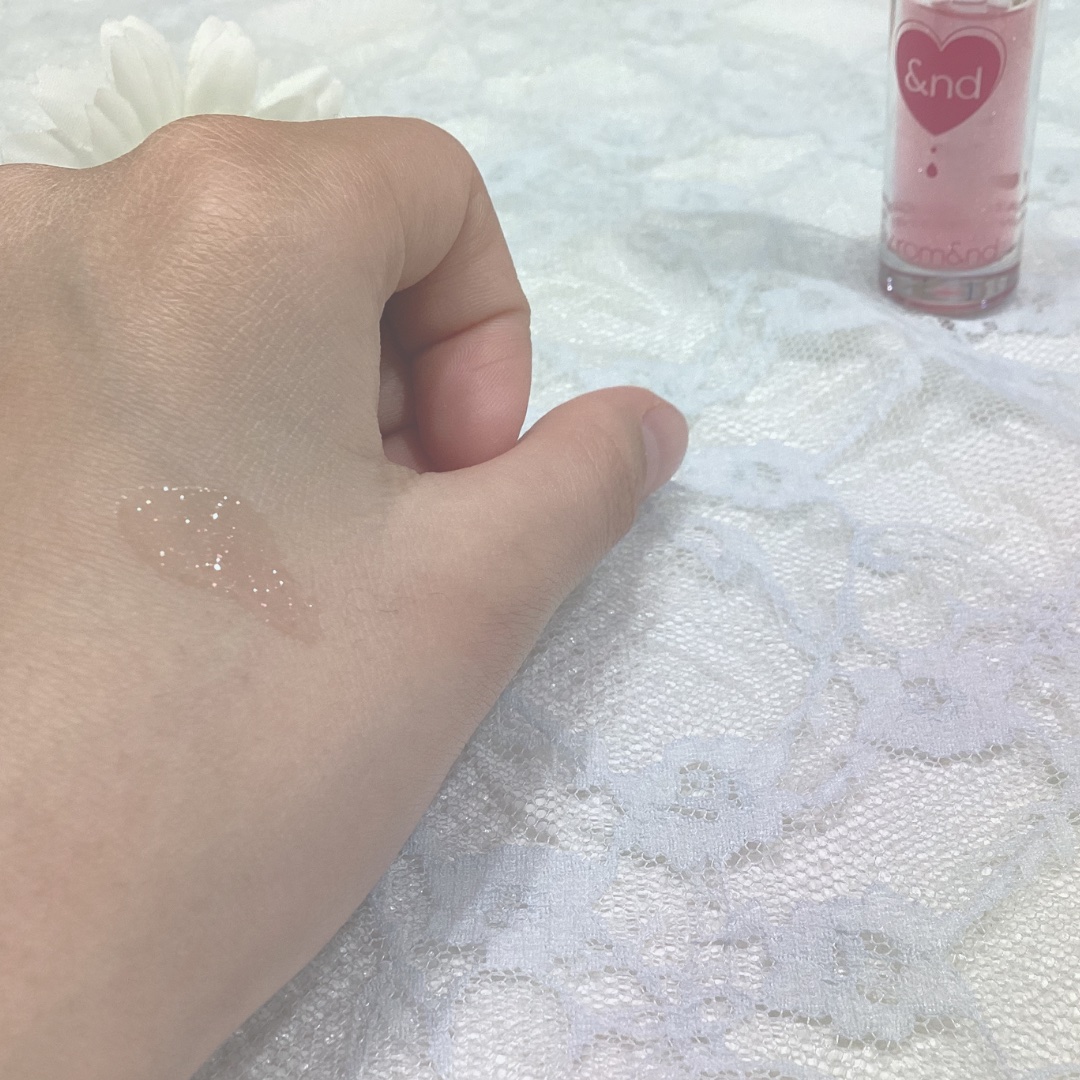 グラッシーコーティンググロス/&nd by rom&nd/リップグロスを使ったクチコミ（3枚目）