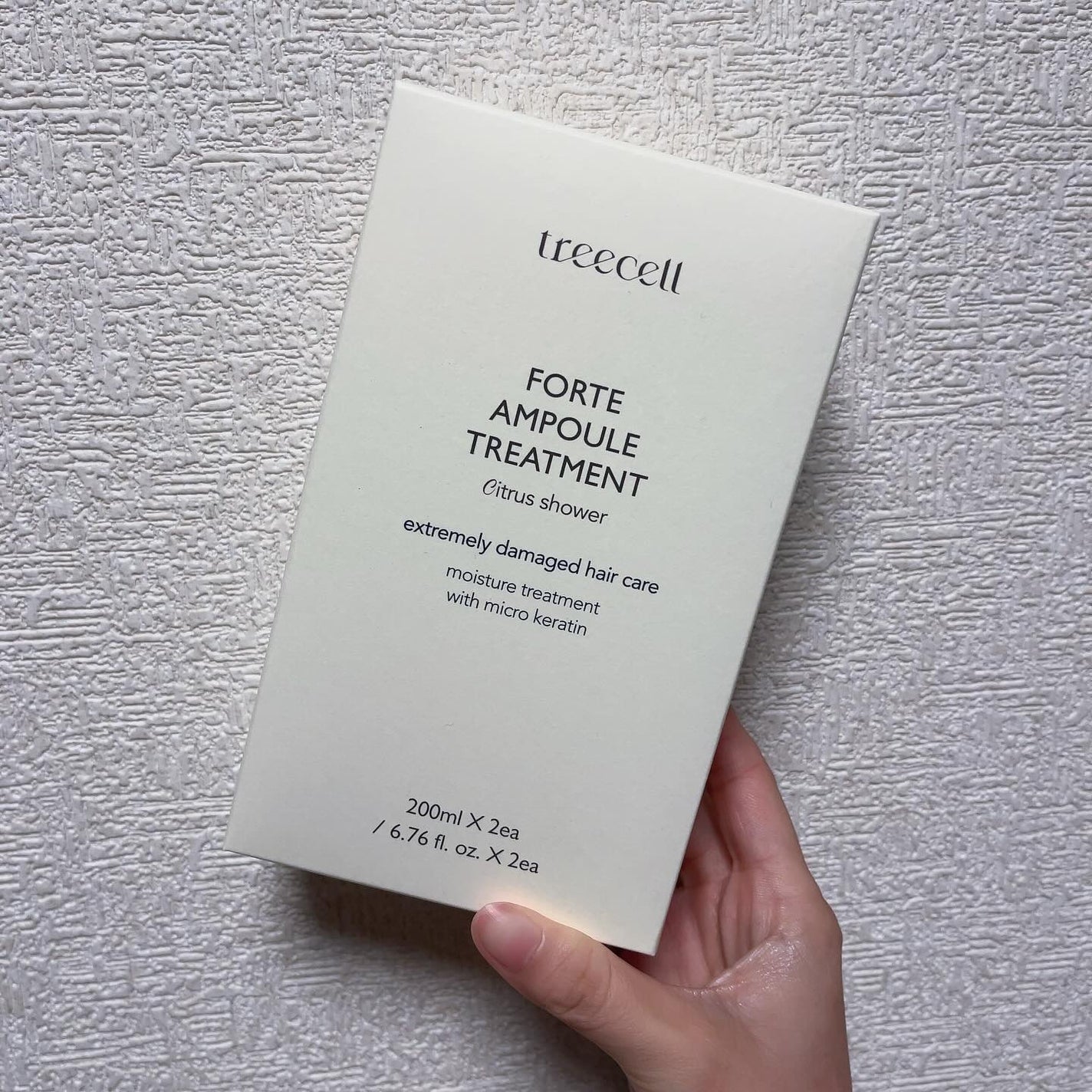 フォルテ アンプル トリートメント/treecell/洗い流すヘアトリートメントを使ったクチコミ(1枚目)