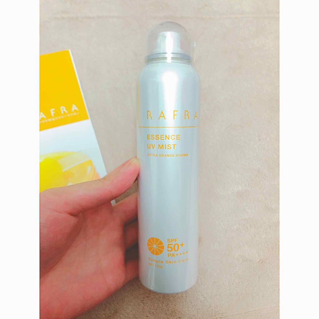 エッセンスUVミスト/RAFRA/日焼け止め・UVケアを使ったクチコミ（2枚目）