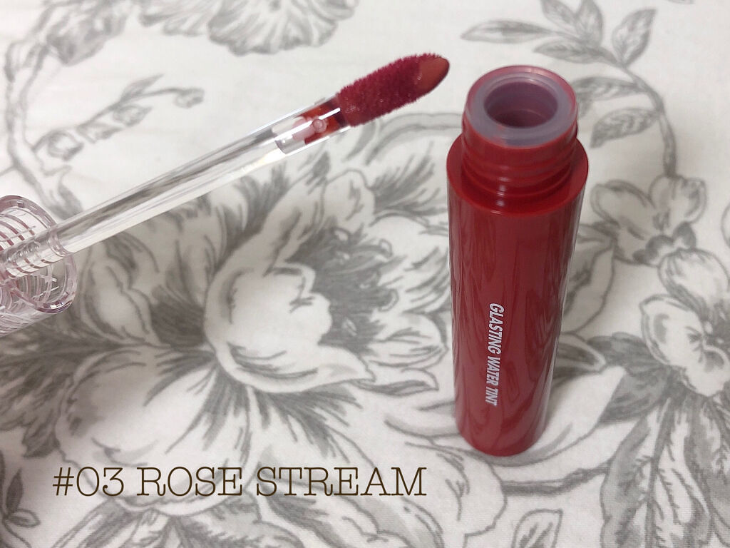 グラスティングウォーターティント/rom&nd/リップティントを使ったクチコミ（2枚目）