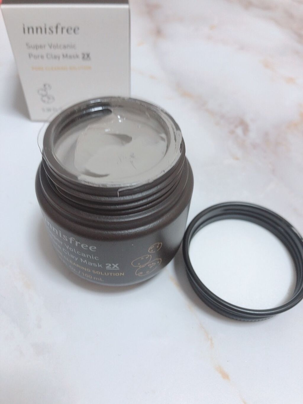 スーパーヴォルカニック ポア クレイマスク/innisfree/洗い流すパック・マスクを使ったクチコミ(1枚目)