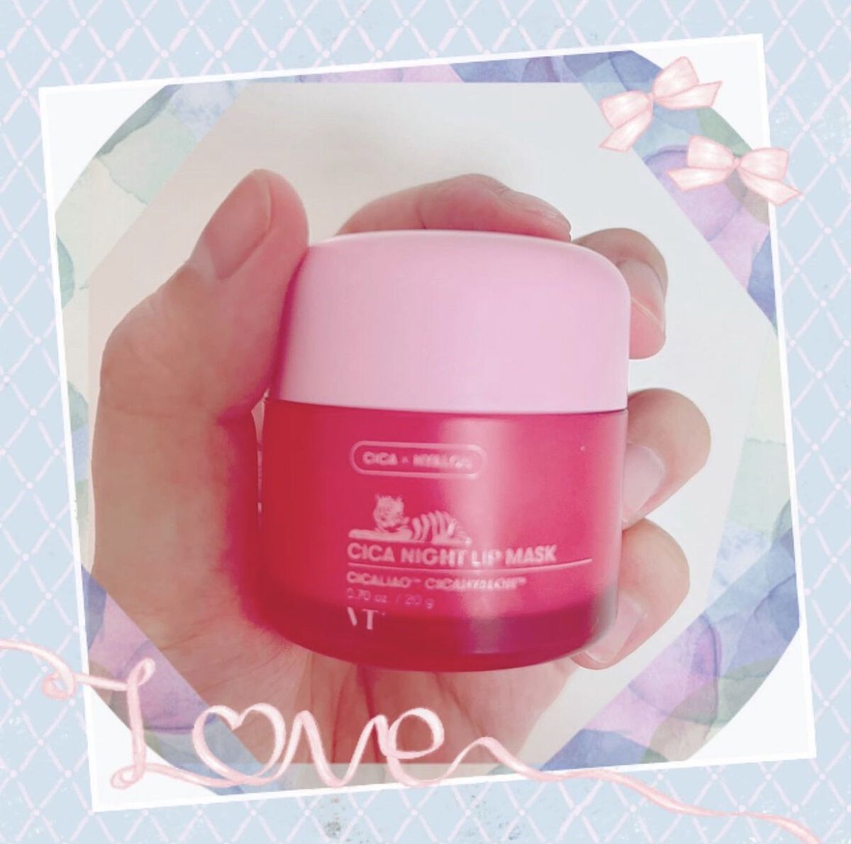 CICA ナイトリップマスク/VT/リップマスクを使ったクチコミ（1枚目）