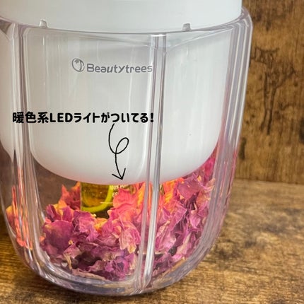 Beautytrees アロマディフューザーのクチコミ「Beautytrees
アロマディフューザー
私はベルガモットの香りをチョイス♡
充電式で、.....」(2枚目)