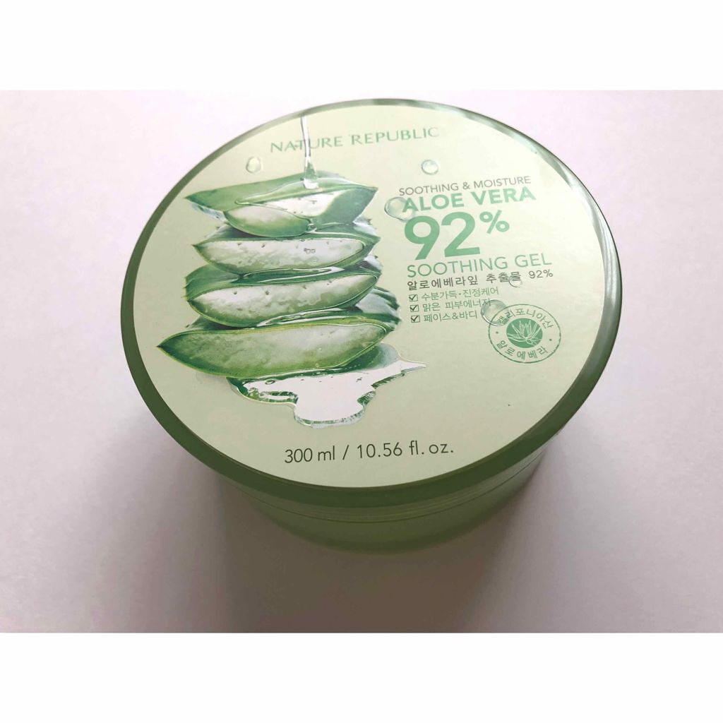 マイルド&モイスチャーアロエジェル/ネイチャーリパブリック/ボディローションを使ったクチコミ(1枚目)