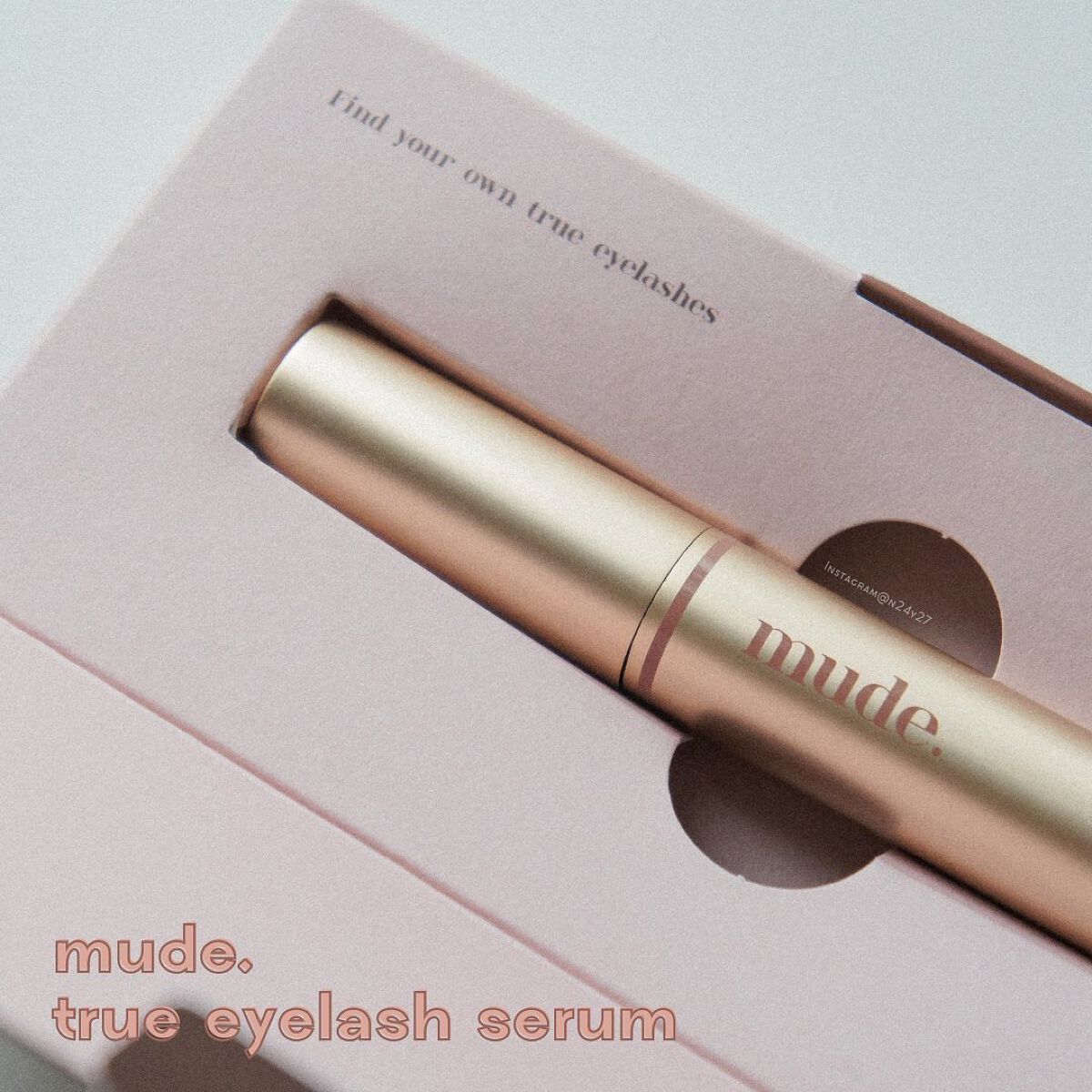 トゥルーアイラッシュセラム/mude./まつげ美容液を使ったクチコミ（1枚目）