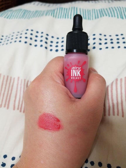 インク エアリー ベルベット/PERIPERA/口紅を使ったクチコミ(1枚目)