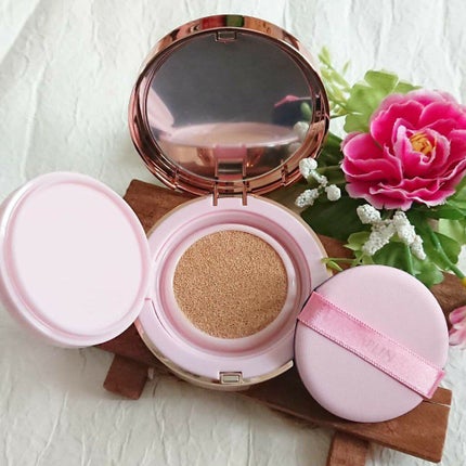 ピンクティーツリーカバークッション/APLIN/クッションファンデーションを使ったクチコミ(2枚目)