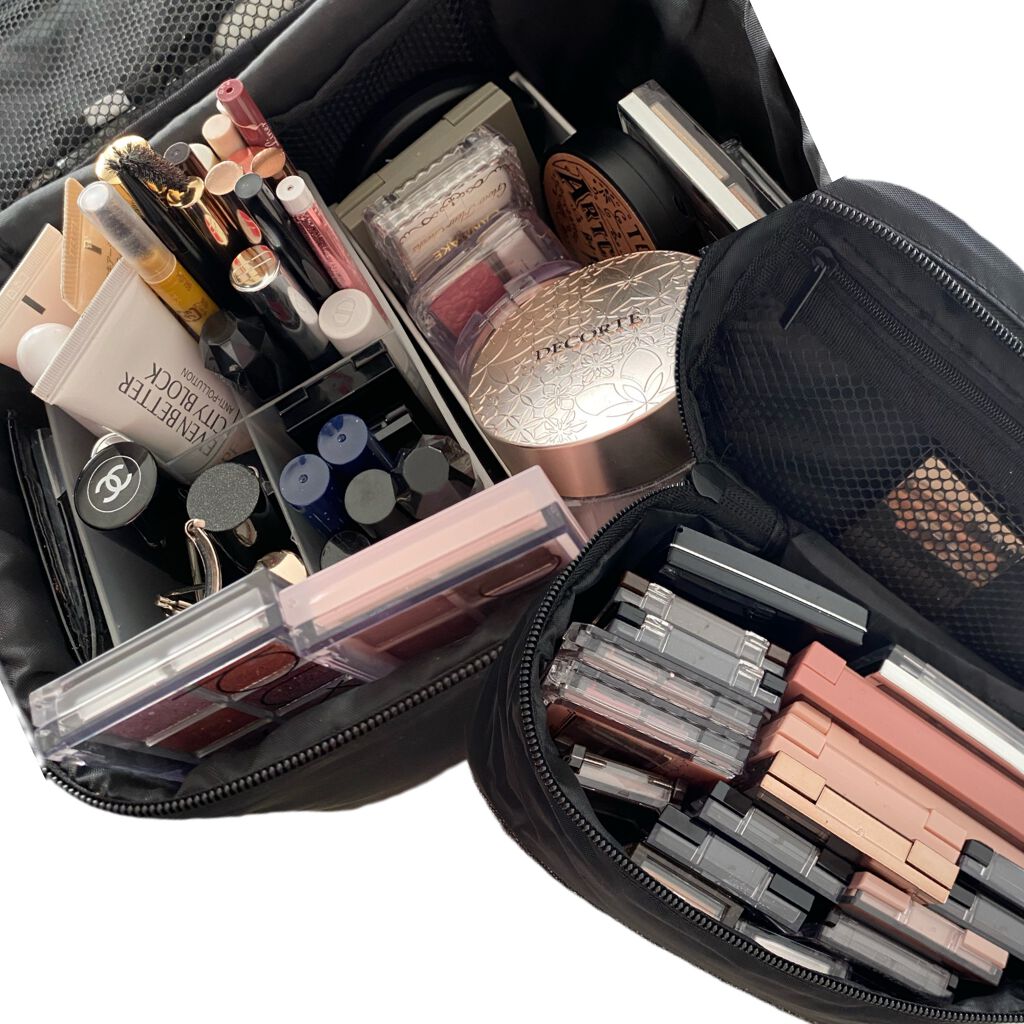 ナイロンメイクボックス・M/無印良品/化粧ポーチを使ったクチコミ(6枚目)