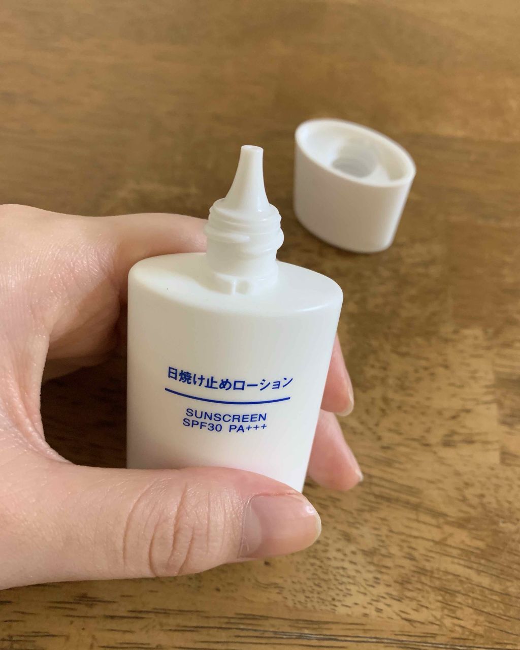 日焼け止めローション SPF30 PA+++/無印良品/日焼け止めローションを使ったクチコミ（2枚目）