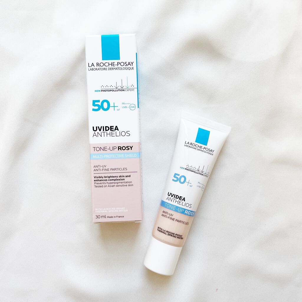 UVイデア XL プロテクショントーンアップ ローズ/ラ ロッシュ ポゼ/日焼け止めクリームを使ったクチコミ(4枚目)
