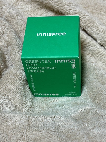 グリーンティーシード ヒアルロン クリーム/innisfree/フェイスクリームを使ったクチコミ(1枚目)