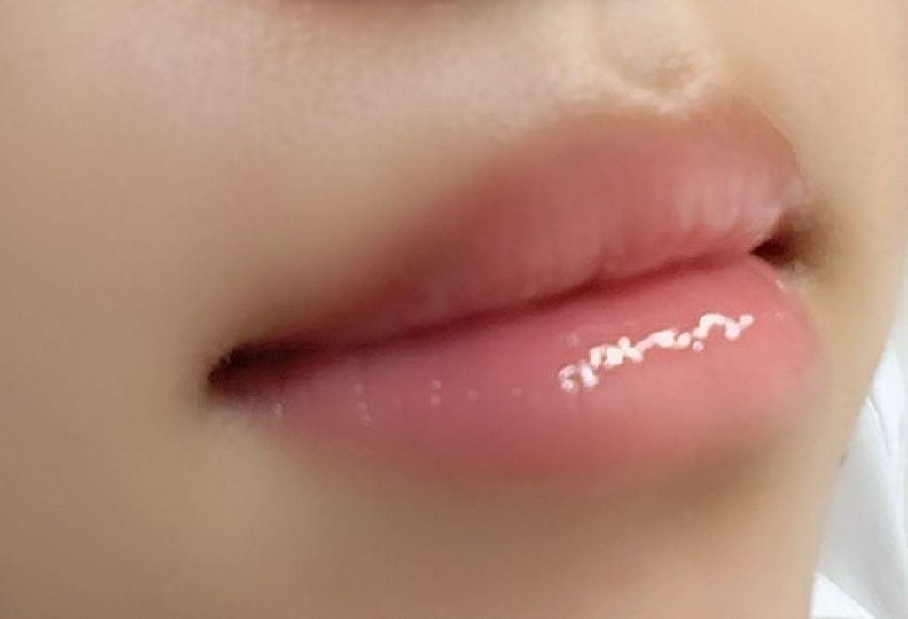 ジェルグロスリップ/CEZANNE/リップグロスを使ったクチコミ（2枚目）