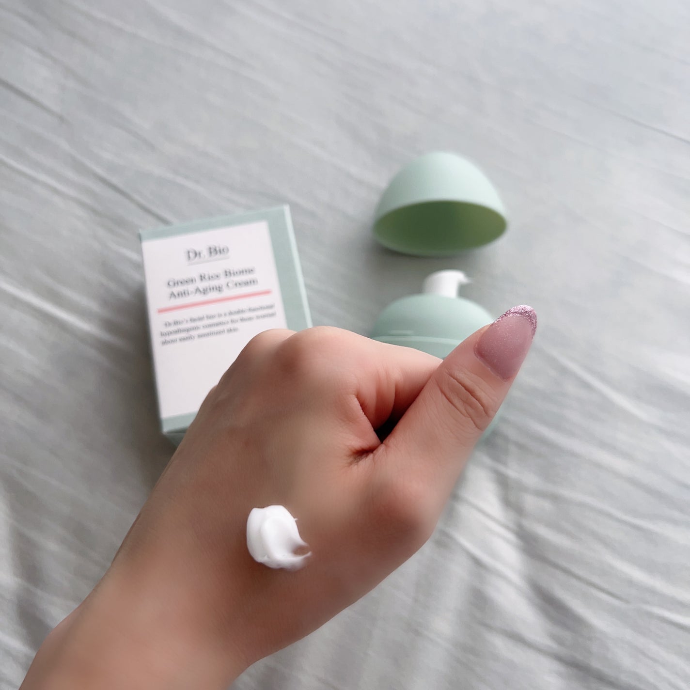 緑米ライスバイオーム™トーンアップ弾力クリーム/Dr.Bio/フェイスクリームを使ったクチコミ(4枚目)