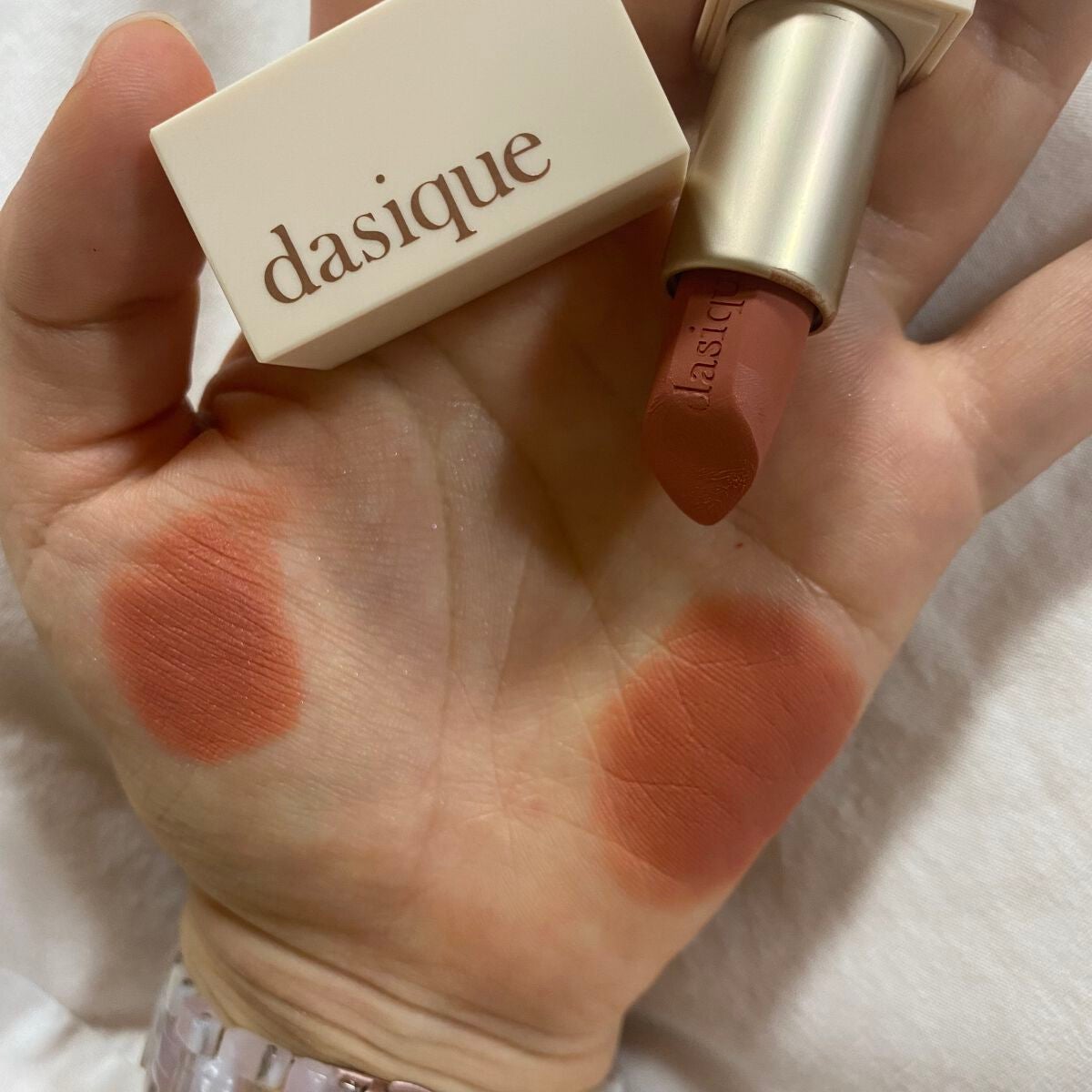 ソフトベルベット リップスティック/dasique/口紅を使ったクチコミ(3枚目)