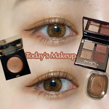 BOBBI BROWN リュクスアイシャドウのクチコミ「オレンジブラウンのキラキラeye#本日のメイク

BOBBI BROWNの単色アイシャドウのき.....」（1枚目）