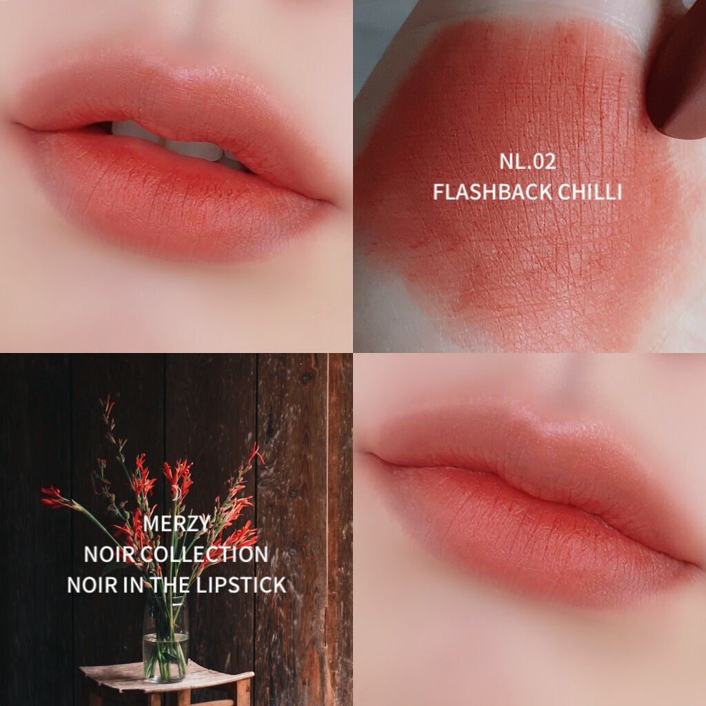 ノワール イン ザ リップスティック/MERZY/口紅を使ったクチコミ(3枚目)