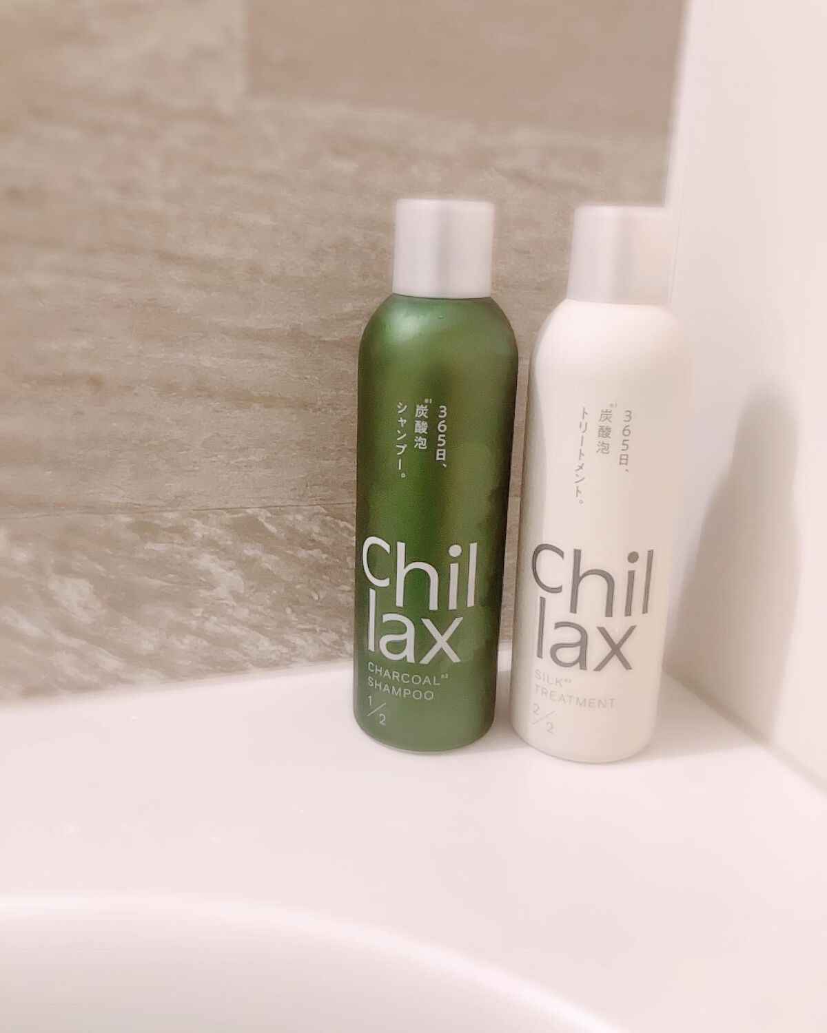 炭酸泡シャンプー＆トリートメント/Chillax/市販シャンプーを使ったクチコミ（1枚目）