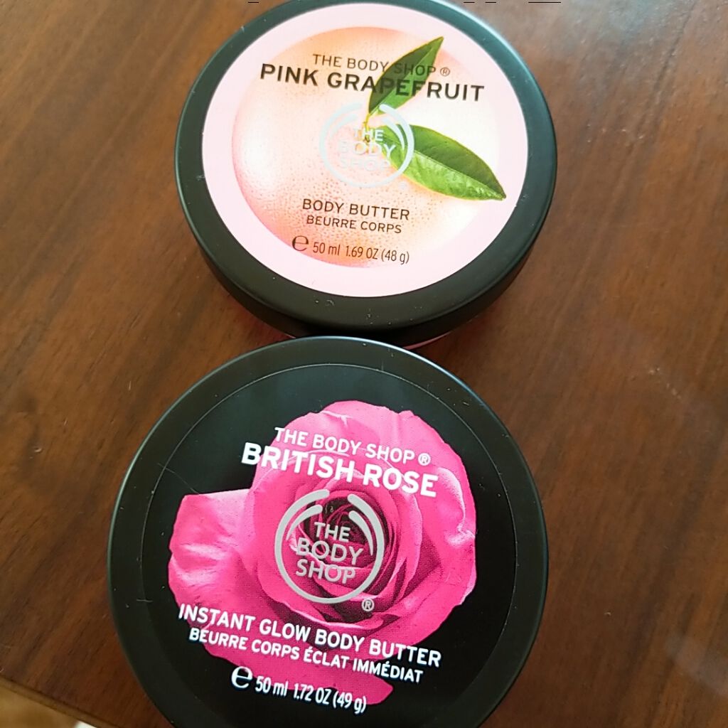 ボディバター ピンクグレープフルーツ/THE BODY SHOP/ボディクリームを使ったクチコミ（1枚目）