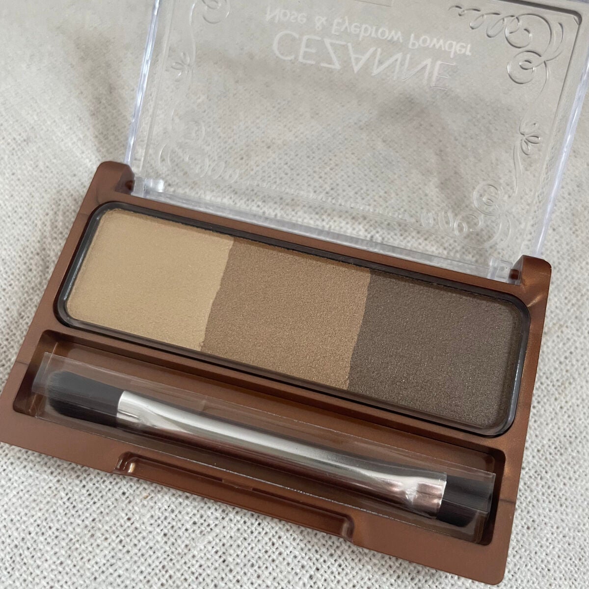 ノーズ&アイブロウパウダー/CEZANNE/パウダーアイブロウを使ったクチコミ(2枚目)