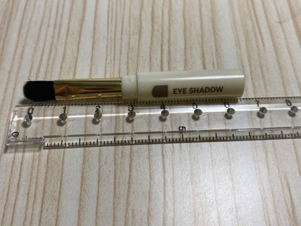 ロケット型 メイクブラシ/DAISO/メイクブラシを使ったクチコミ(9枚目)