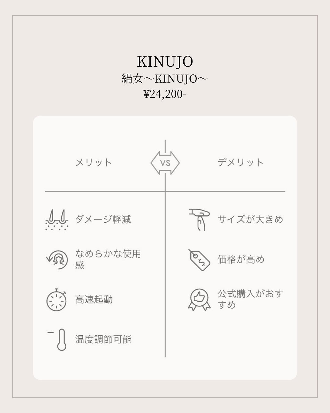 絹女～KINUJO～ストレートアイロン/KINUJO/ストレートアイロンを使ったクチコミ（2枚目）