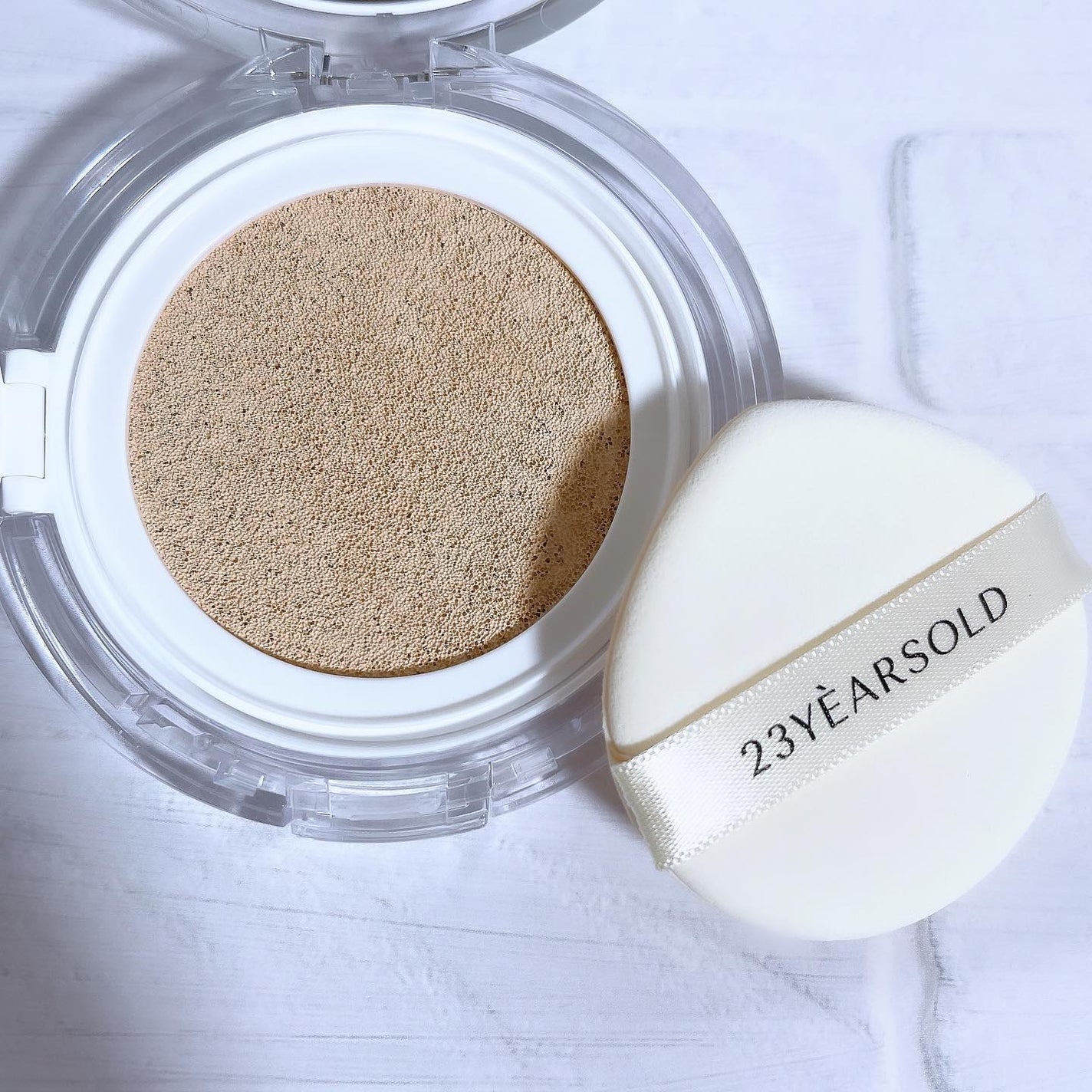 ハートリーフシーンカバークッション/23years old/クッションファンデーションを使ったクチコミ(2枚目)