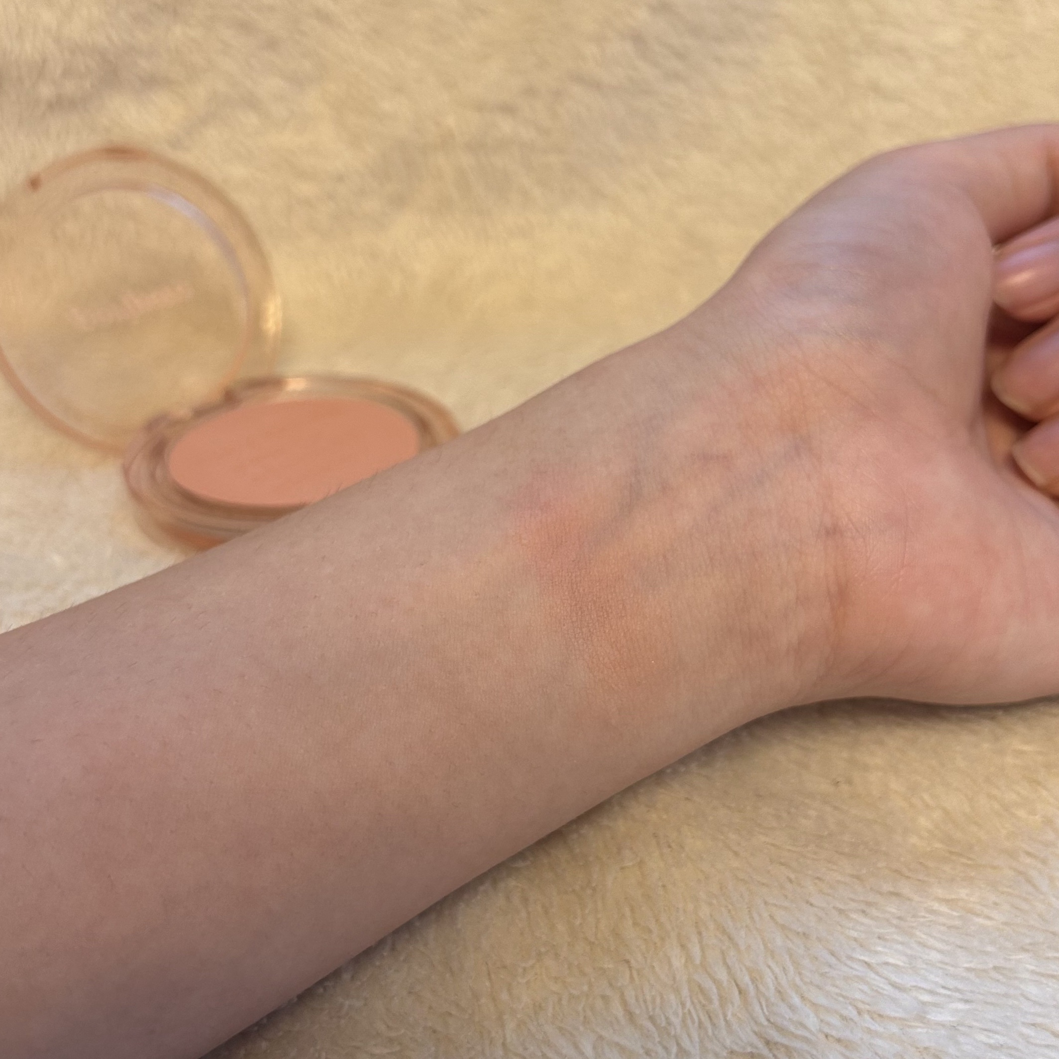 ピュア ブラッシュド サンシャイン チーク/PERIPERA/パウダーチークを使ったクチコミ（2枚目）