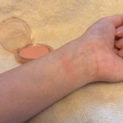 ピュア ブラッシュド サンシャイン チーク 01 CALM PINK(おうち時間)/PERIPERA/パウダーチークを使ったクチコミ(2枚目)