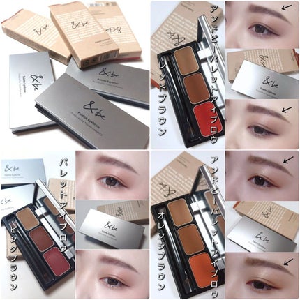 パレットアイブロウ/&be/パウダーアイブロウを使ったクチコミ(7枚目)