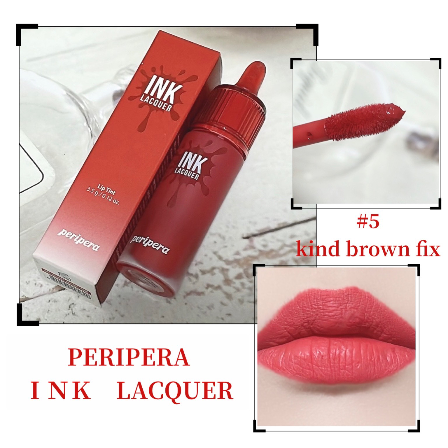インク ラッカー/PERIPERA/口紅を使ったクチコミ（1枚目）