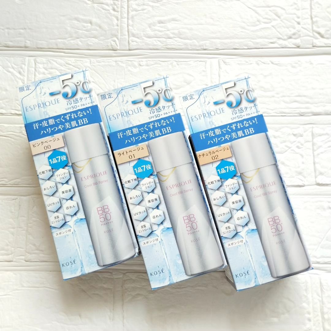 冷感タッチ BBスプレー UV 50 W/ESPRIQUE/BBクリームを使ったクチコミ（2枚目）