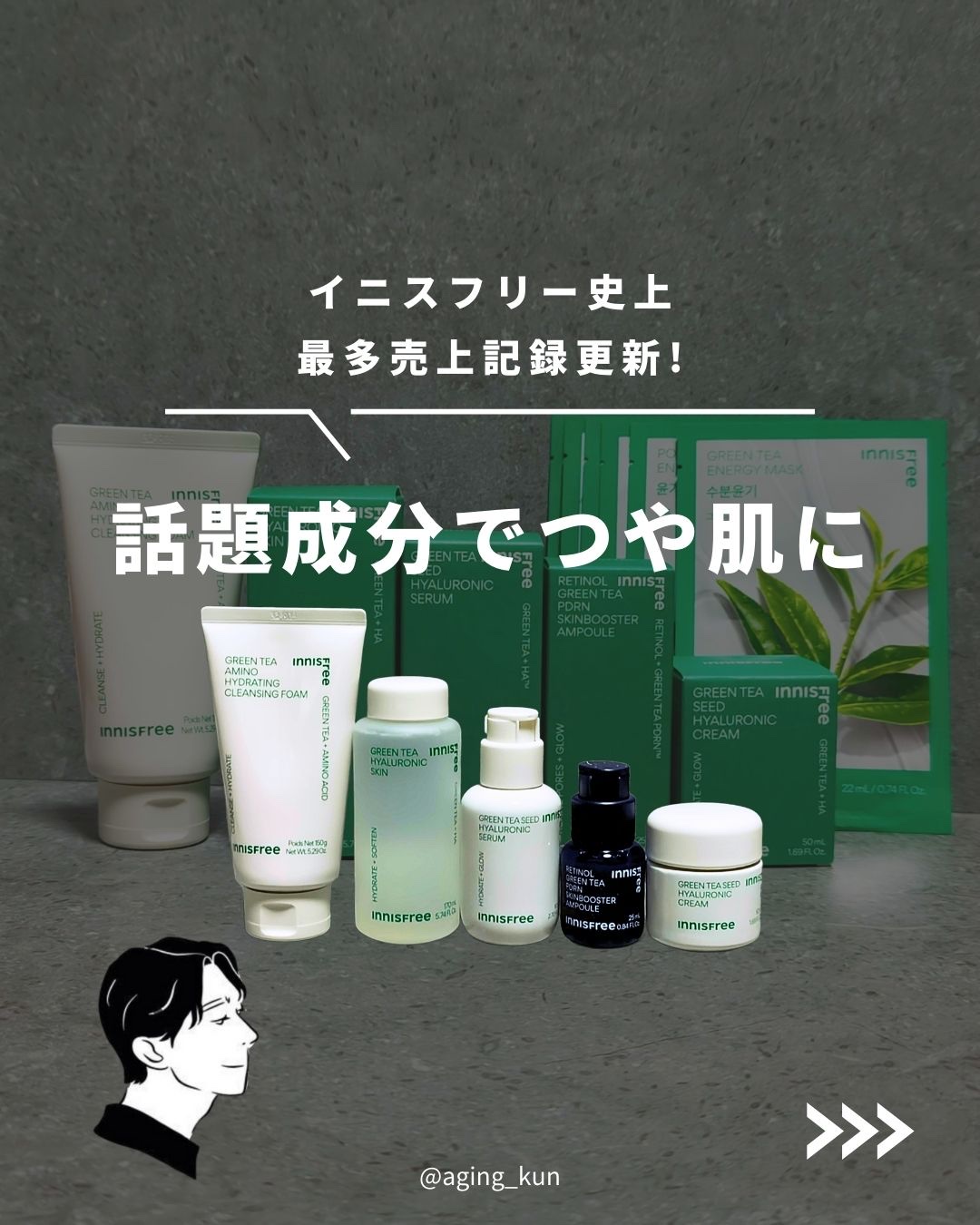 レチノール PDRN アドバンスド セラム/innisfree/美容液を使ったクチコミ（1枚目）
