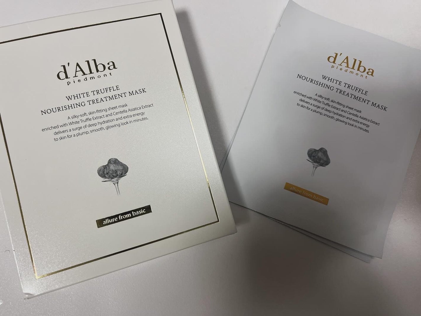 ホワイトトリュフナリシングトリートメントマスク/ダルバ/シートマスク・パックを使ったクチコミ(1枚目)