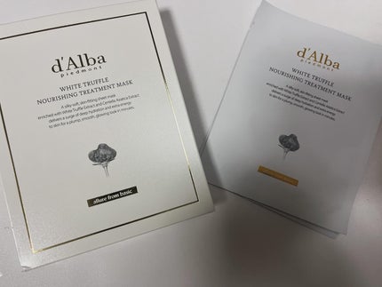ホワイトトリュフナリシングトリートメントマスク/ダルバ/シートマスク・パックを使ったクチコミ(1枚目)