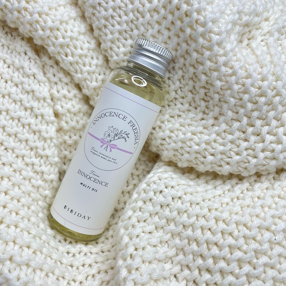 イノセンスフリージアマルチオイル/BIBIDAY/ヘアオイルを使ったクチコミ（1枚目）