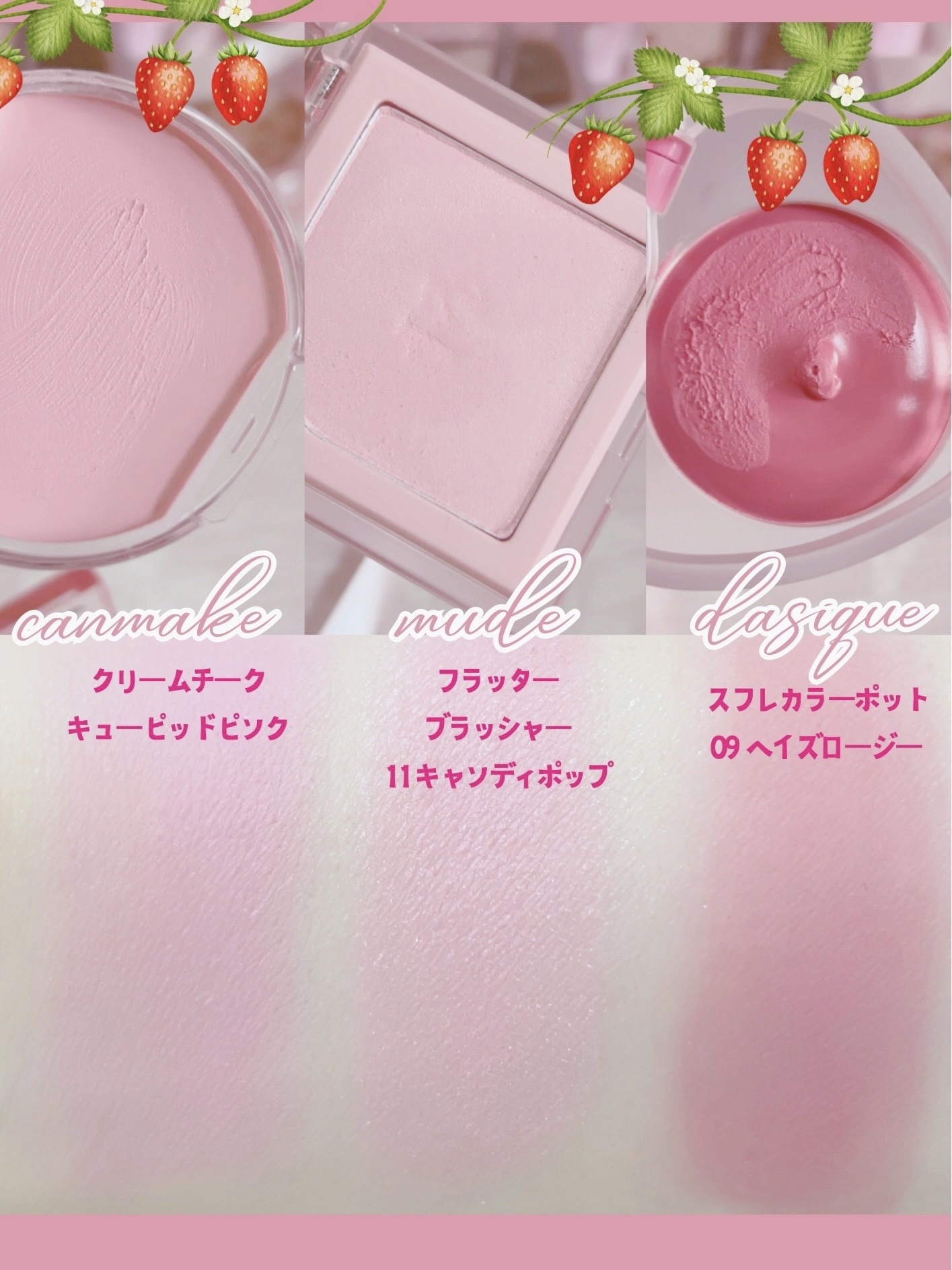 クリームチーク/キャンメイク/ジェル・クリームチークを使ったクチコミ（2枚目）