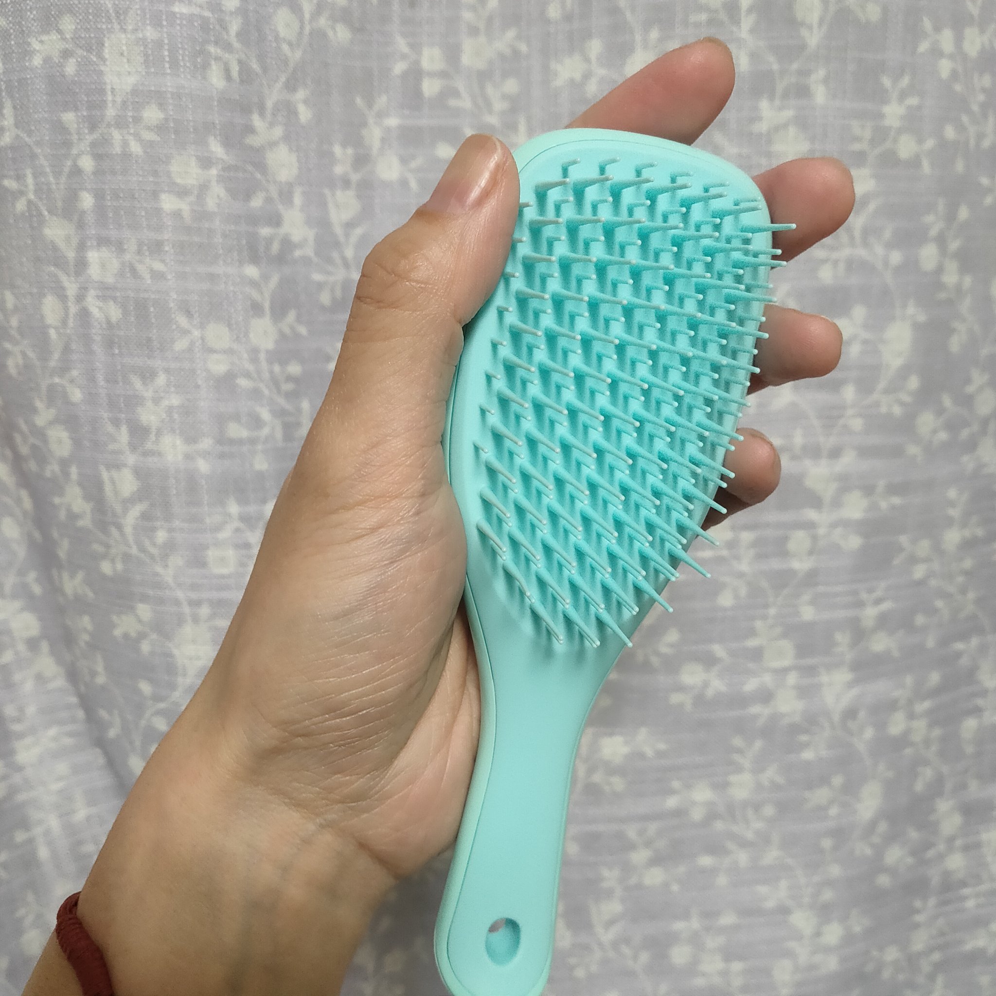 タングルティーザー ザ・アルティメットディタングラー ミニ シーグリーン/TANGLE TEEZER/ヘアブラシを使ったクチコミ（1枚目）