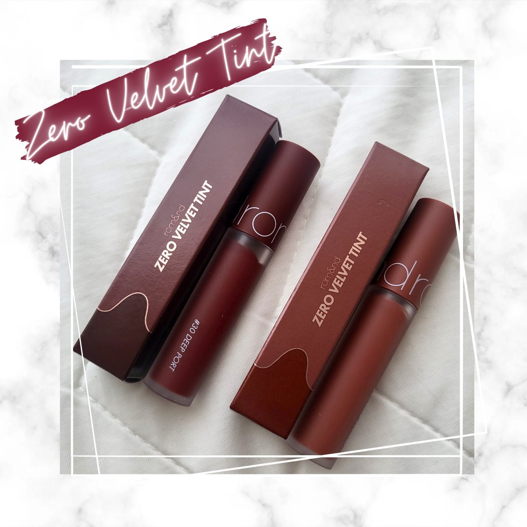 ゼロベルベットティント 27 オークウッド(OAK WOOD)/rom&nd/リップティントを使ったクチコミ（1枚目）