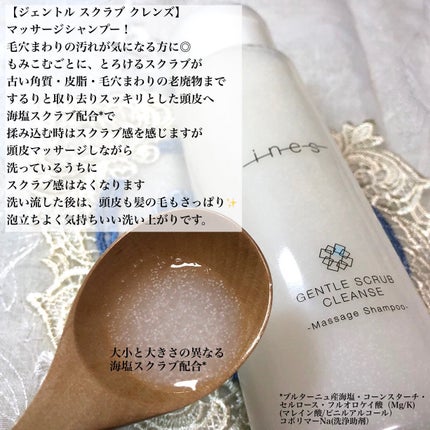 ジェントル スクラブ クレンズ/ines/市販シャンプーを使ったクチコミ(2枚目)