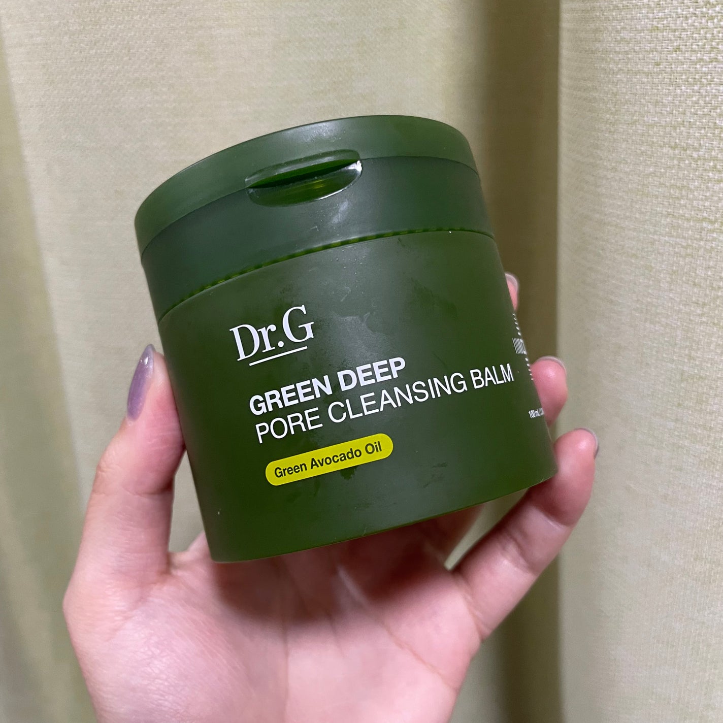 グリーンディープポアクレンジングバーム/Dr.G/クレンジングバームを使ったクチコミ(2枚目)