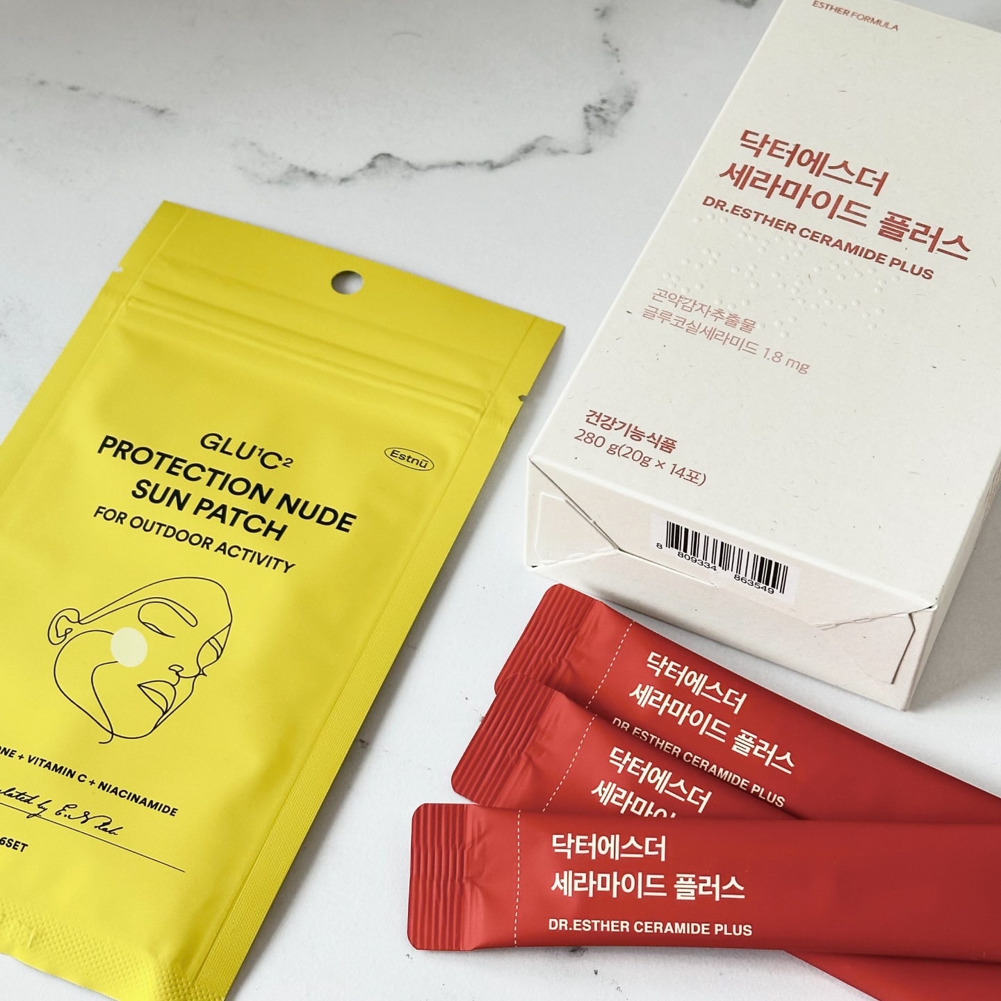 グルタチオンＣプロテクションヌードサンパッチ/ESTHER FORMULA/日焼け止めローションを使ったクチコミ（1枚目）