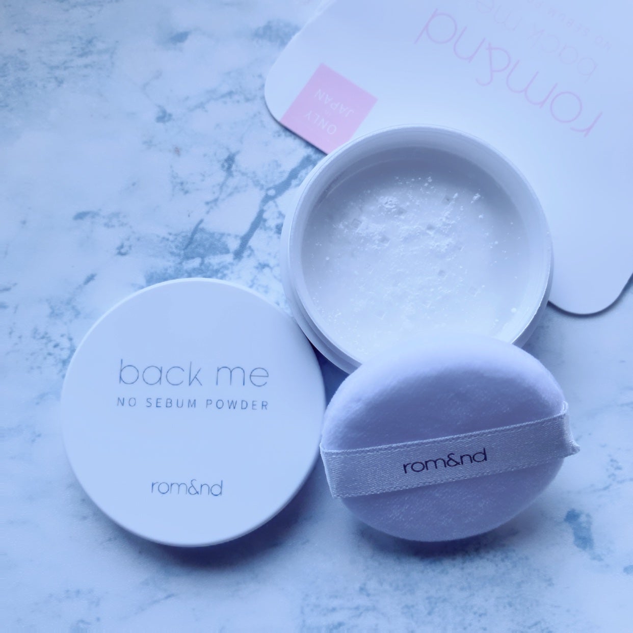 バックミーノーセバムパウダー/rom&nd/ルースパウダーを使ったクチコミ(3枚目)