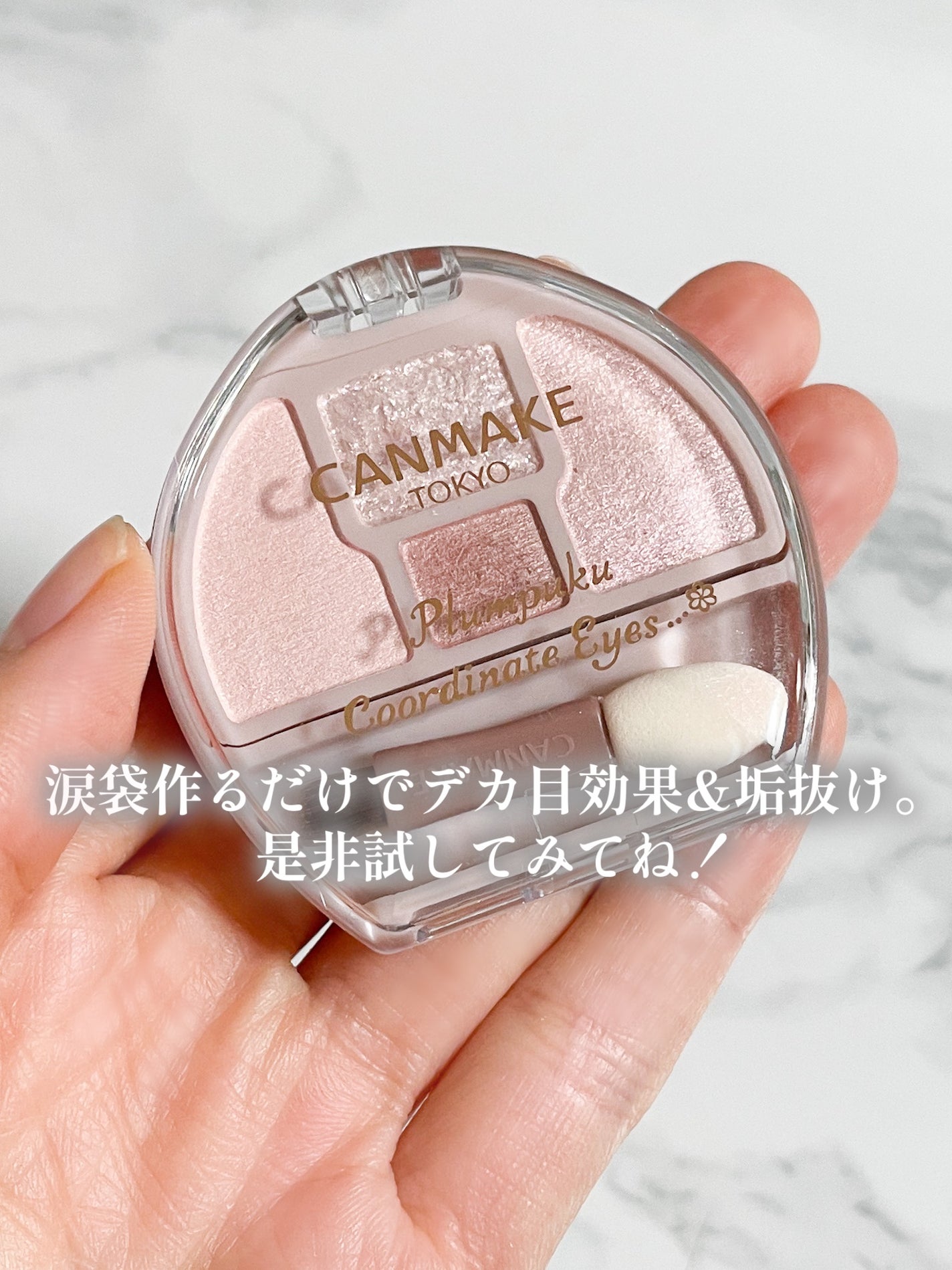 プランぷくコーデアイズ/キャンメイク/パウダーアイシャドウを使ったクチコミ(5枚目)