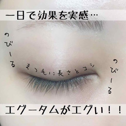エグータム/アルマダスタイル/まつげ美容液を使ったクチコミ(1枚目)